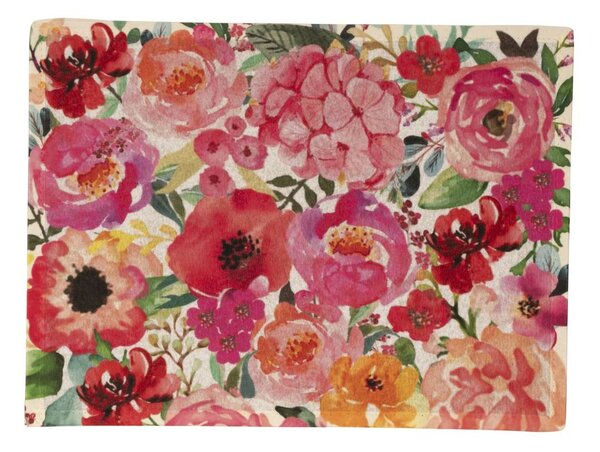 Malá rohožka/ prestieranie s kvetmi Fleury Poppy - 40*30*1cm - Mars & More
