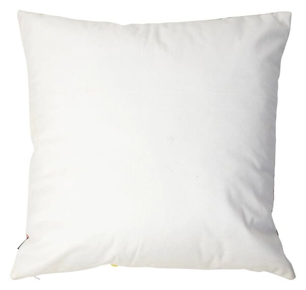 Biely vankúš s králikom a kvetmi Fleury Rabbit - 45*10*45cm - Mars & More