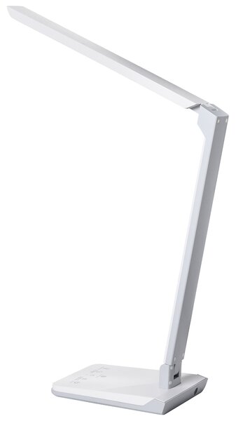 Stolná LED lampa biela syntetický materiál nastaviteľný jas a farba svetla stmievač moderný štýl domáca kancelária