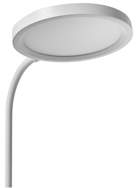 Stolná LED lampa biela syntetický materiál 3 režimy teploty svetla so stmievačom dotyková nastaviteľná kancelária