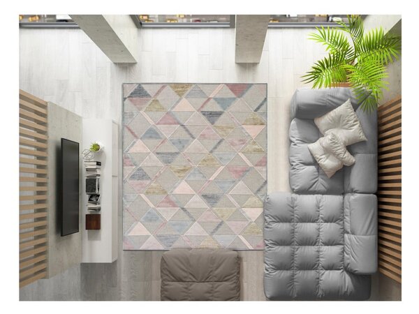 Sivý koberec Universal Margot Triangle, 160 x 230 cm