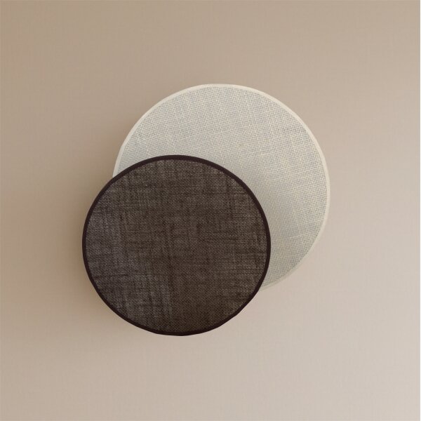 Brilagi - Nástenné svietidlo CIRCLES 1xE27/60W/230V pr. 35 cm krémová/hnedá