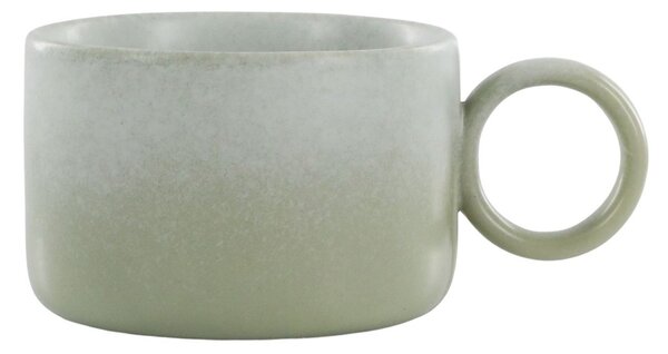 Zelený rustikálny hrnček Valence Dusty Verte - 10 * 7,5 cm / 305 ml - Chic Antique