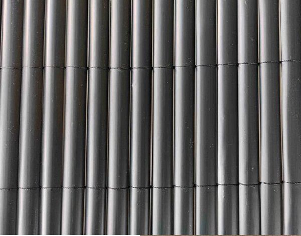 KONDELA Záhradná zástena, čierna, 300x100 cm, ABEO