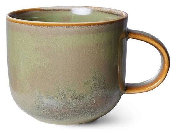 Rustikálne modrý keramický hrnček Chef - 12*9*8 cm / 320 ml - HKLIVING