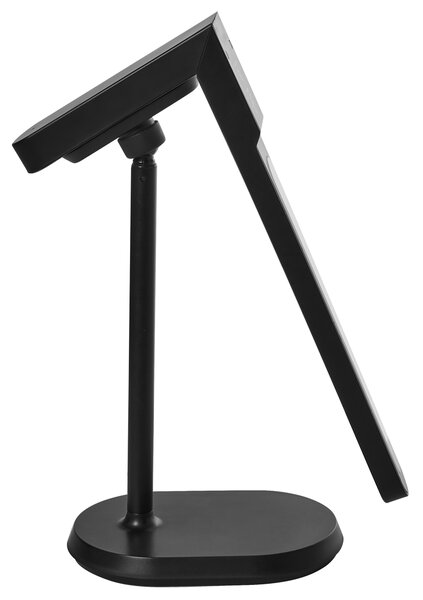 Stolná LED lampa čierna syntetický materiál multifunkčná 3 režimy teploty svetla so stmievačom odnímateľná nastaviteľná kancelária