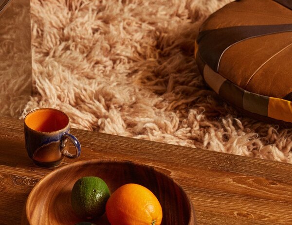 Pomarančovo modrý hrnček Coffee 70s Arabica - 10 * 7 * 8cm / 250 ml - HKLIVING