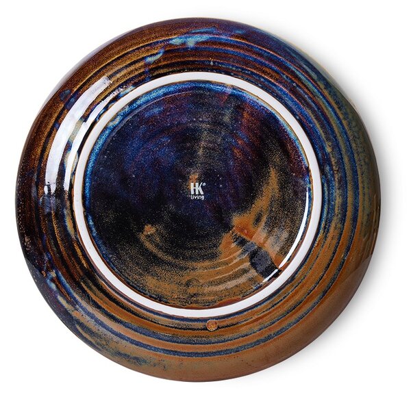 Rustikálne ružový porcelánový dezertný tanier Chef - Ø 20*3 cm - HKLIVING
