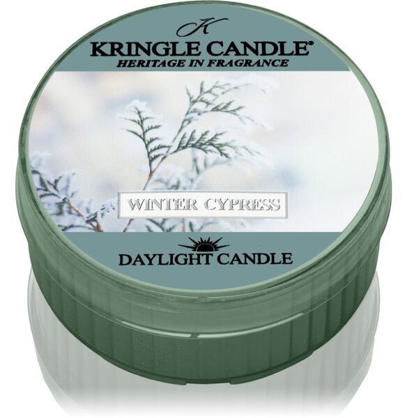 Kringle Candle Winter Cypress čajová sviečka 42 g