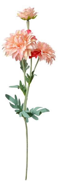 Dekorácia umelý kvet s ružovými kvetmi - 10*8*75 cm - Clayre & Eef