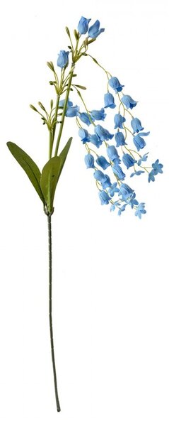 Dekorácia modrá umelá kvetina zvonček Bells Bouquet - 15*6*80 cm - Clayre & Eef