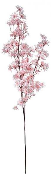 Dekorácia umelá kvetina s ružovými kvetmi - 25*7*113 cm - Clayre & Eef