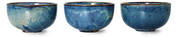 Rustikálne modrá porcelánová miska Chef - Ø 11*6 cm / 260 ml - HKLIVING