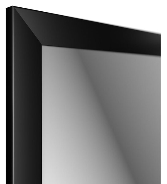 Stojacie zrkadlo v čiernom ráme Styler Sicilia, 46 x 146 cm