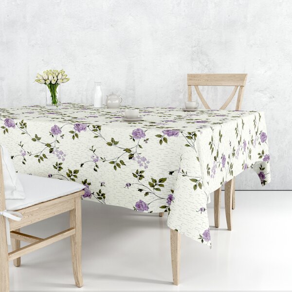 Obrus ​​PVC Mirabella 6980G - Kvety - Role 140cm x 20m