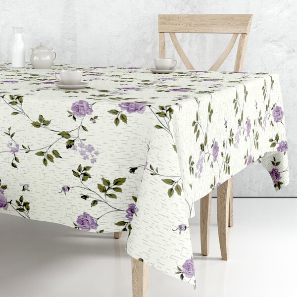 Obrus ​​PVC Mirabella 6980G - Kvety - Role 140cm x 20m