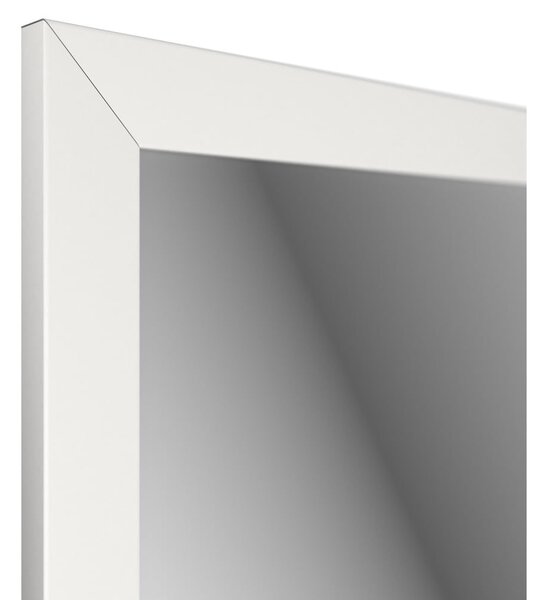 Stojacie zrkadlo v bielom ráme Styler Sicilia, 46 x 146 cm