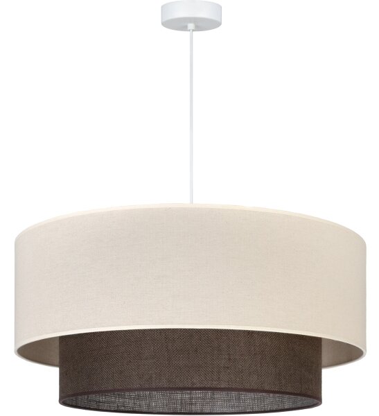 Brilagi - LED luster na lane BOHO STYLE 3xE27/15W/230V pr. 60 cm krémová/hnedá