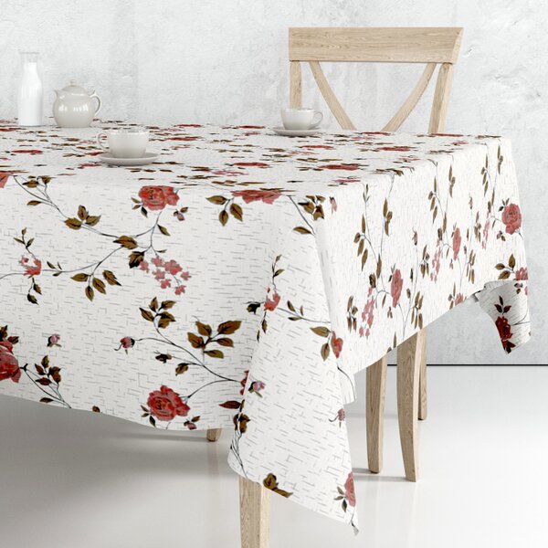 Obrus ​​PVC Mirabella 6980B - Kvety - Role 140cm x 20m