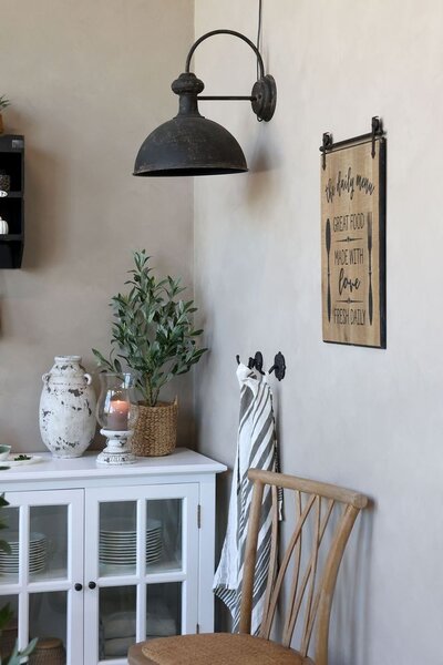 Dekorácia umelý stromček olivovník s olivami Olea Tree - Ø 12*73 cm - Chic Antique