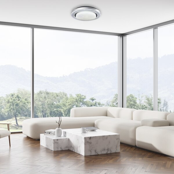 Stropné LED svietidlo Kelly, 1x LED 48w, 3000-6000k, b/s, s ovládačom