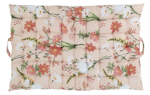 Ružový matrac s kvetmi Aix Quilt Wild Flowers - 60*100 cm - Chic Antique