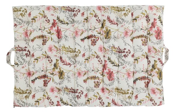 Krémový matrac s kvetmi Aix Quilt Wild Flowers - 60*100 cm - Chic Antique