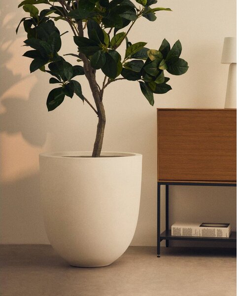 Betónový obal na kvetináč ø 39 cm Aiguablava – Kave Home