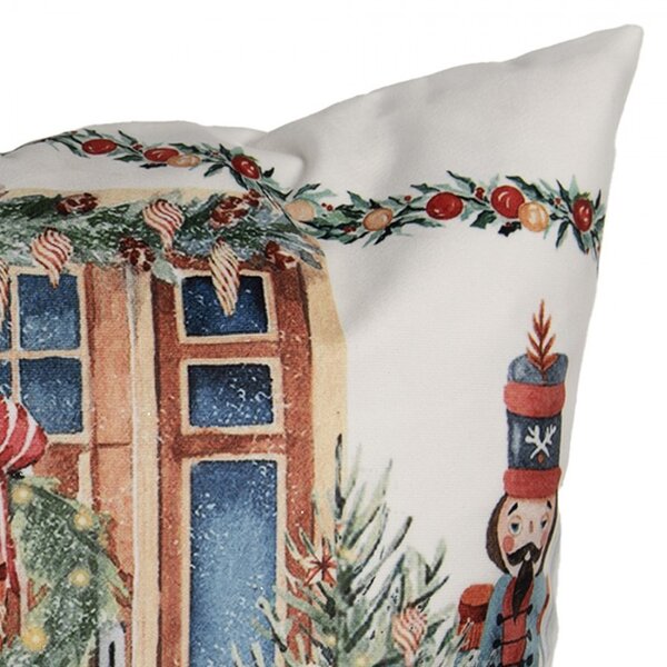 Obliečka na vankúš s Luskáčik Nutcracker Christmas - 45*45 cm - Clayre & Eef