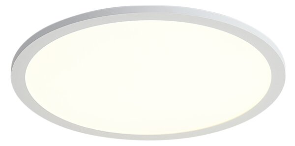 Inteligentný LED panel biely 40 cm vrátane LED stmievania na teplé svetlo s diaľkovým ovládaním - Knob