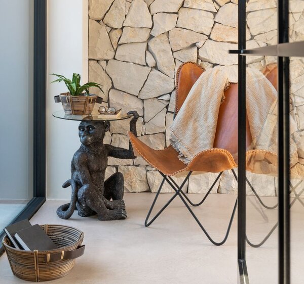 Set 3ks okrúhly ratanový košík Rattan Brown - Ø 44*18/ Ø 35*15/ Ø 24*12 cm - J-Line by Jolipa