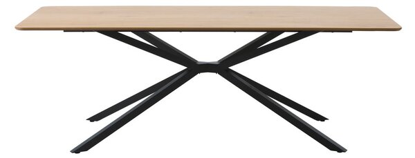 Jedálenský stôl s doskou v dubovom dekore 100x200 cm Cesura – Unique Furniture