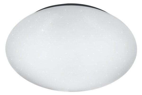 Biele guľaté stropné LED svietidlo Trio Putz, priemer 27 cm