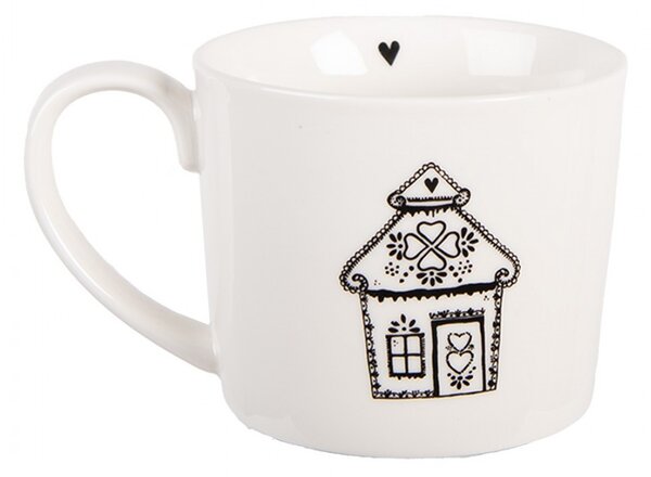 Hrnček s perníkovou chalúpkou Gingerbread Bliss - 12 * 8 * 7 cm / 275 ml - Clayre & Eef