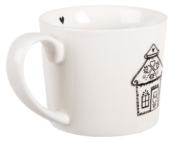 Hrnček s perníkovou chalúpkou Gingerbread Bliss - 12 * 8 * 7 cm / 275 ml - Clayre & Eef