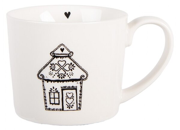 Hrnček s perníkovou chalúpkou Gingerbread Bliss - 12 * 8 * 7 cm / 275 ml - Clayre & Eef