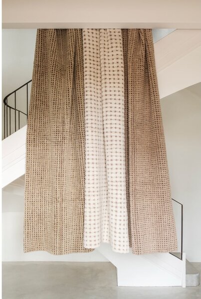 Prateľný/ručne tkaný vlnený behúň v prírodnej farbe 80x230 cm Unexpected Wool – Lorena Canals