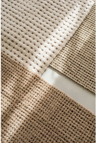 Prateľný/ručne tkaný vlnený behúň v prírodnej farbe 80x230 cm Unexpected Wool – Lorena Canals