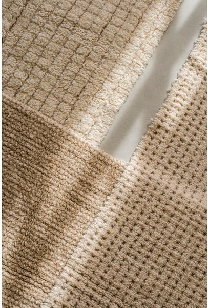 Prateľný/ručne tkaný vlnený behúň v prírodnej farbe 80x230 cm Unexpected Wool – Lorena Canals