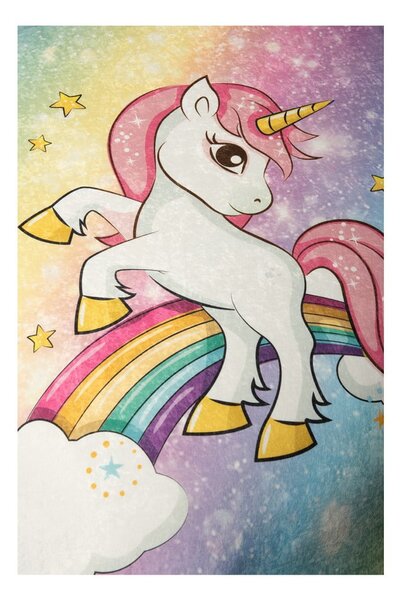 Detský koberec Unicorn, 100 × 160 cm
