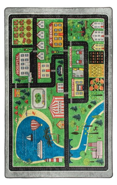 Detský koberec Traffic, 100 × 160 cm