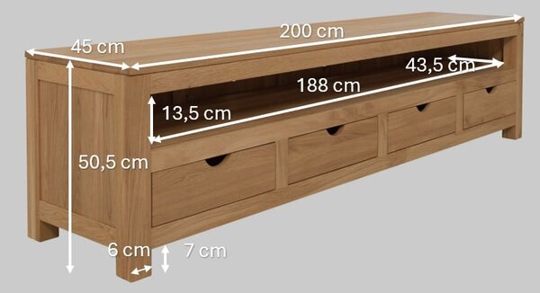 Komoda pod TV Monte