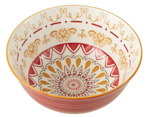 Farebná porcelánová miska Bowl Jam - Ø15*7cm/ 570ml - J-Line by Jolipa