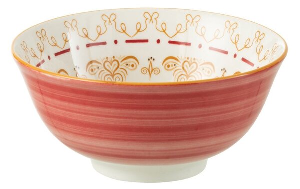 Farebná porcelánová miska Bowl Jam - Ø15*7cm/ 570ml - J-Line by Jolipa
