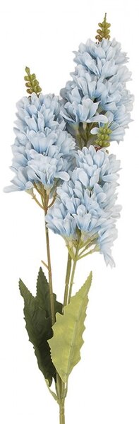 Dekorácia umelá kvetina s modrým kvetom - 10*7*74 cm - Clayre & Eef