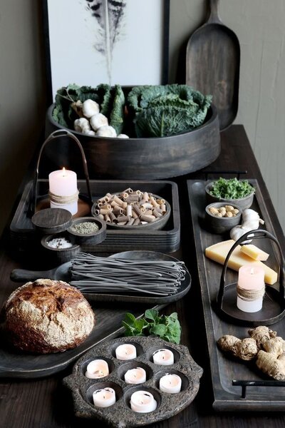 Dlhý úzky drevený servírovací podnos s uchami Tours Tray - 90*20*8 cm - Chic Antique