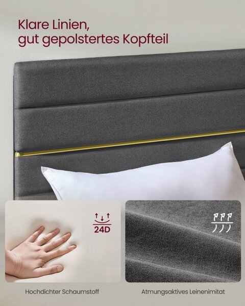 Čalúnená posteľ 90 cm RMB502GN01
