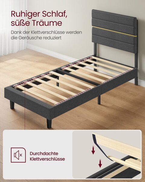 Čalúnená posteľ 90 cm RMB502GN01