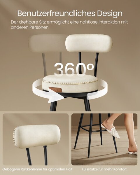Set dvoch barových stoličiek EKHO LBC089W01