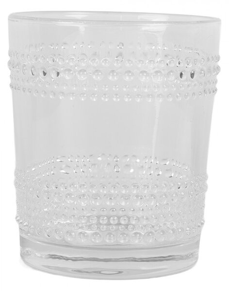 Transparentný pohár na vodu - Ø 9*10 cm / 300 ml - Clayre & Eef